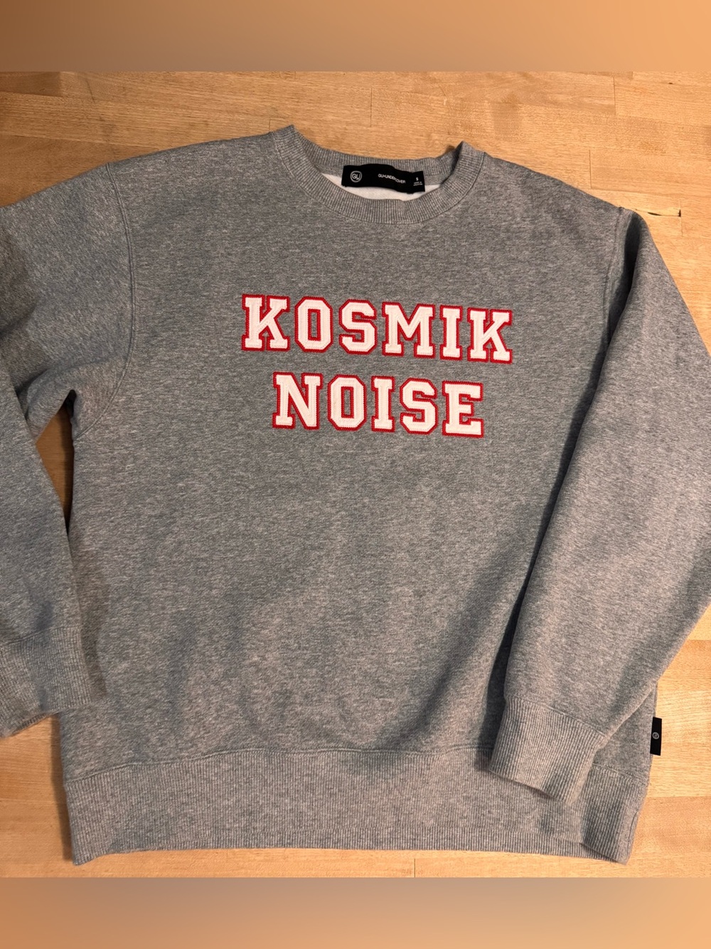 GU x Undercover Gray “Kosmik Noise” Crewneck Sweatshirt Japanese streetwear